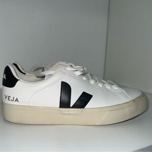 Veja Women’s  White and Black Casual Sneakers